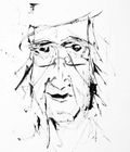 WERK 02 | PROFESSOR | ink on paper